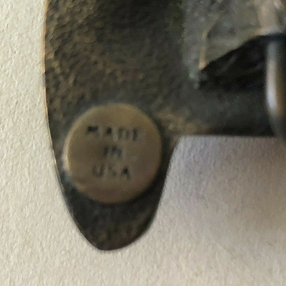 1979 BERGAMOT Brass Works Horse Drawn Carriage Belt Buckle M-145 - Picture 6 of 9